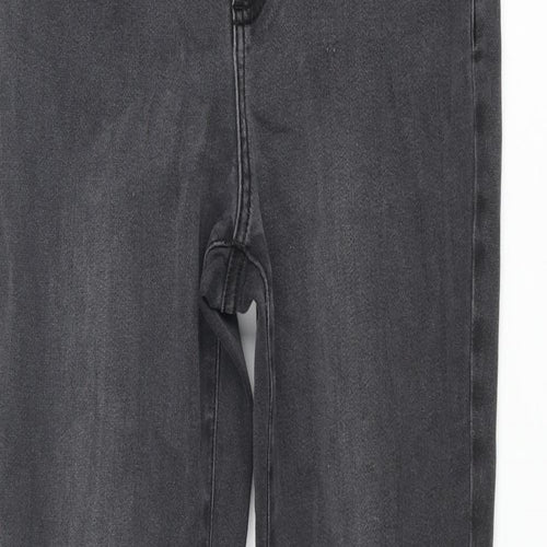 Daily Ritual Womens Grey Cotton Skinny Jeans Size 28 in L28 in Regular Zip