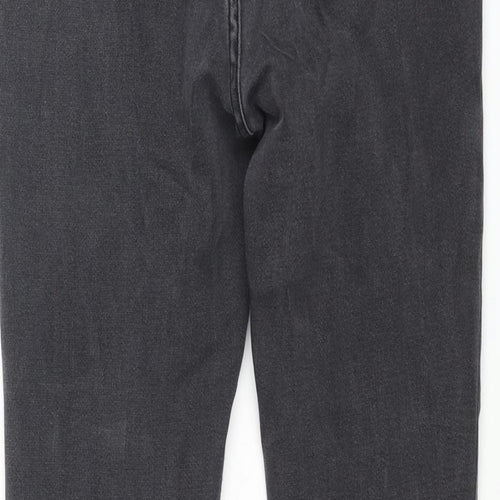 Daily Ritual Womens Grey Cotton Skinny Jeans Size 28 in L28 in Regular Zip