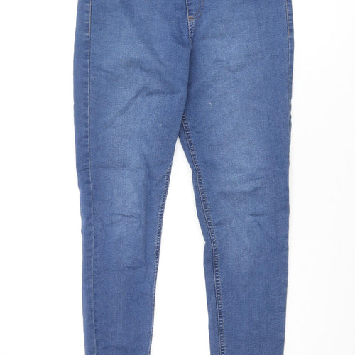 Marks and Spencer Womens Blue Cotton Jegging Jeans Size 10 L28 in Regular