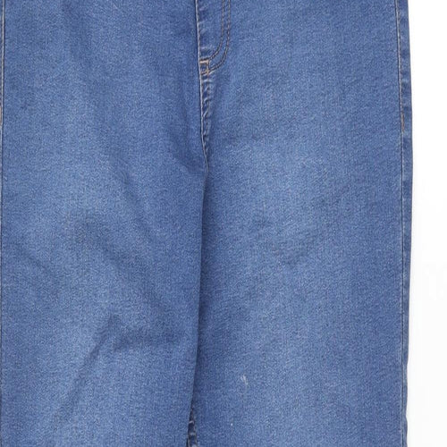 Marks and Spencer Womens Blue Cotton Jegging Jeans Size 10 L28 in Regular