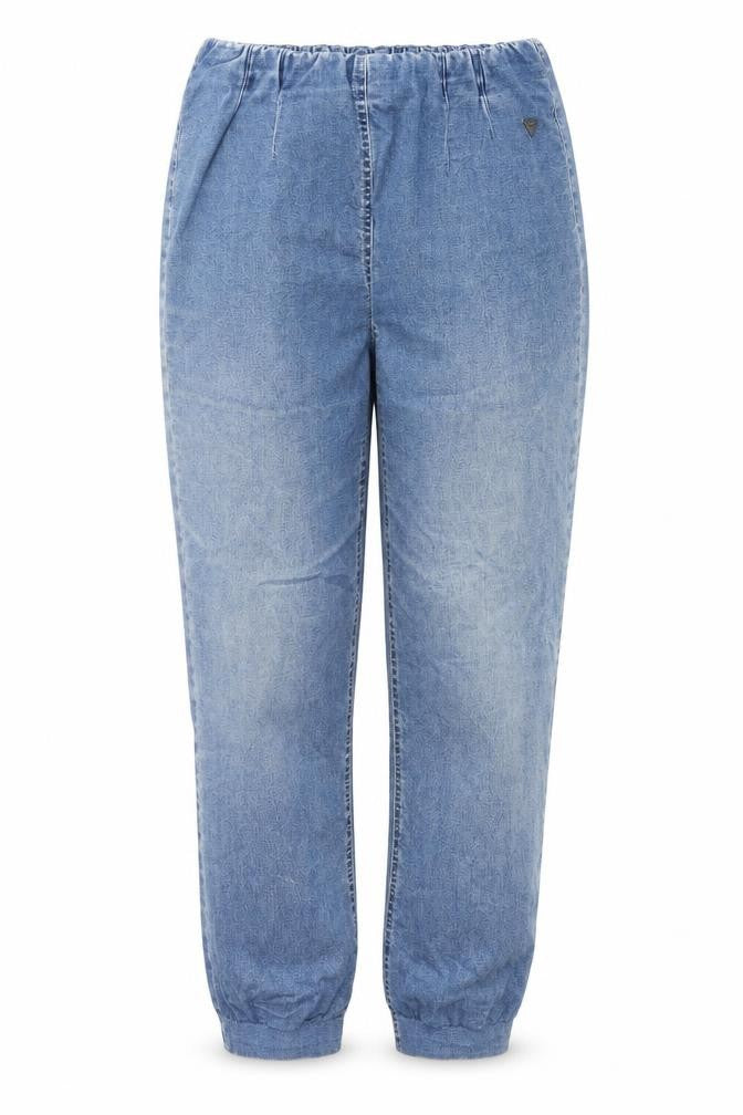 Lourie Womens Blue Cotton Tapered Jeans Size 10 L28 in Regular