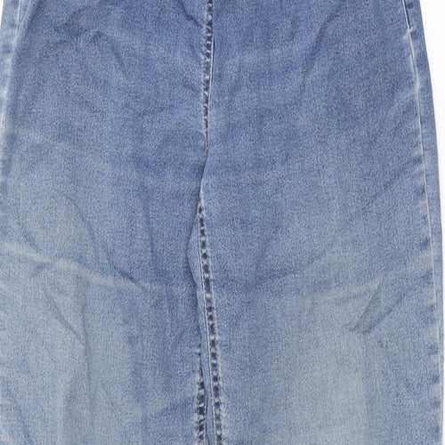 Lourie Womens Blue Cotton Tapered Jeans Size 10 L28 in Regular