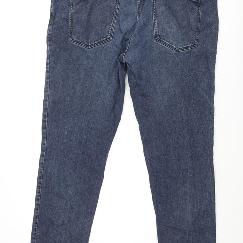 TU Mens Blue Cotton Tapered Jeans Size 42 in L32 in Regular Zip