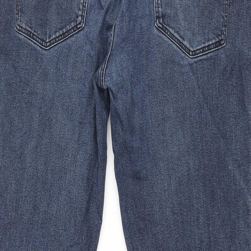 TU Mens Blue Cotton Tapered Jeans Size 42 in L32 in Regular Zip