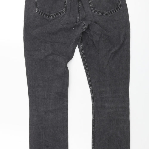 & Other Stories Womens Grey Cotton Skinny Jeans Size 26 in L26 in Regular Zip