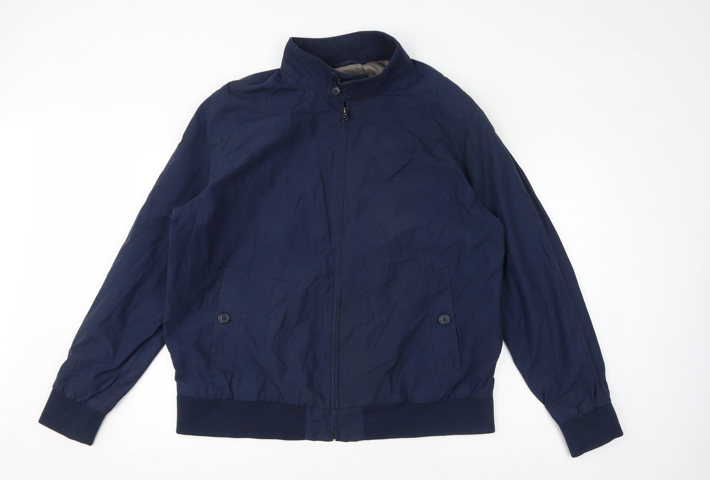 Marks and Spencer Mens Blue Jacket Size 2XL Zip