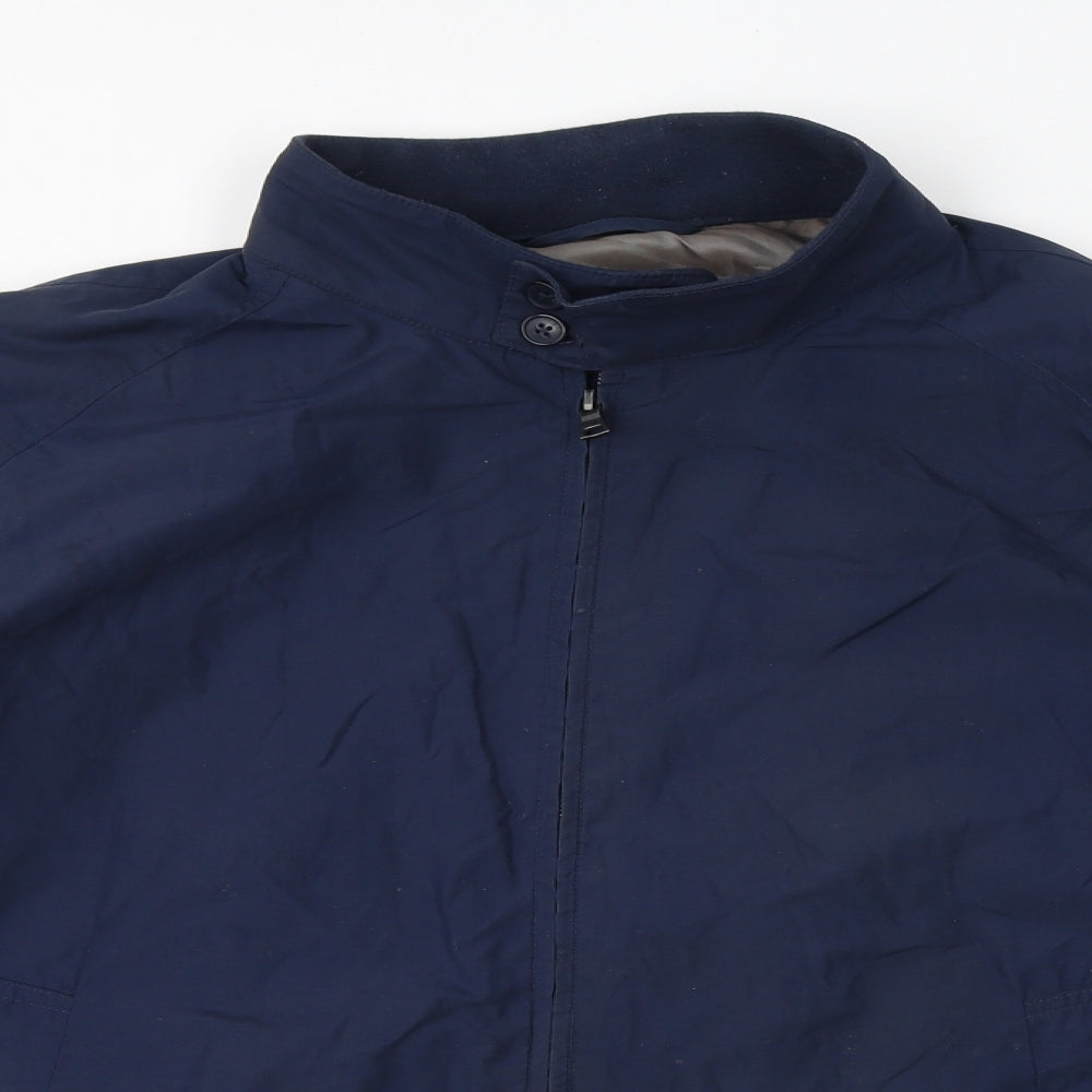 Marks and Spencer Mens Blue Jacket Size 2XL Zip