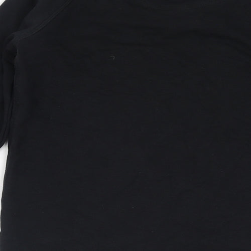Black Forest Apparel Womens Black Cotton Pullover Sweatshirt Size XS Pullover - Christmas Tree