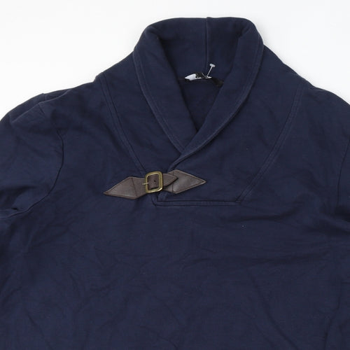 ASOS Mens Blue Cotton Pullover Sweatshirt Size L