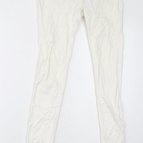 rag & bone Womens White Cotton Skinny Jeans Size 26 in L30 in Regular Zip
