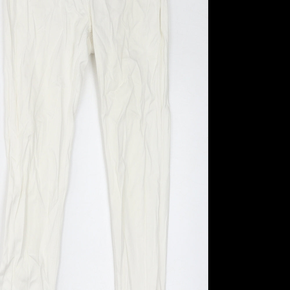 rag & bone Womens White Cotton Skinny Jeans Size 26 in L30 in Regular Zip