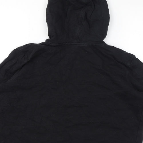 Aware Womens Black Cotton Pullover Hoodie Size S Pullover - Be More Aware Embroidered