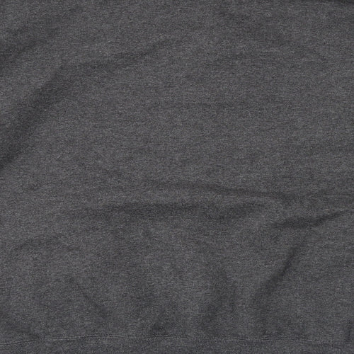 Champion Mens Grey Polyester Henley Sweatshirt Size L - Saint Louis 1818
