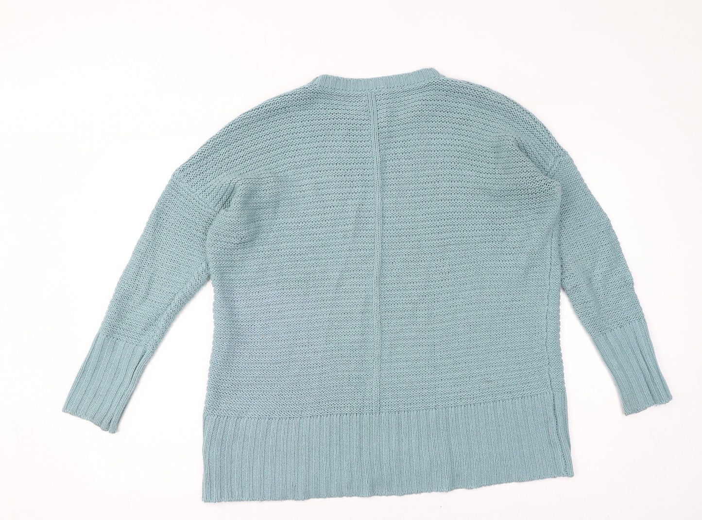 ASOS Womens Blue Round Neck Acrylic Pullover Jumper Size 10
