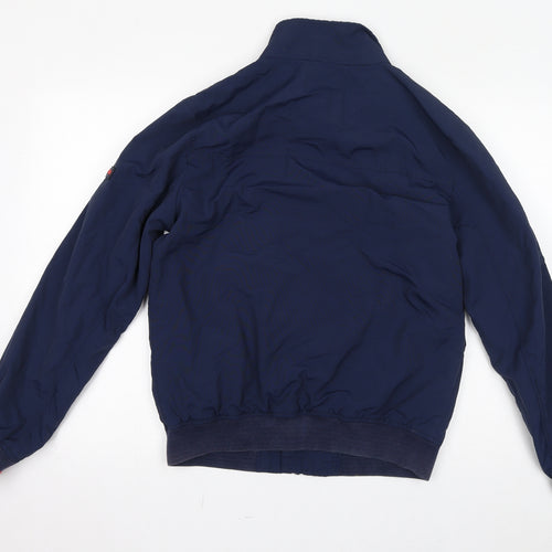 Tommy Hilfiger Womens Blue Bomber Jacket Jacket Size M Zip