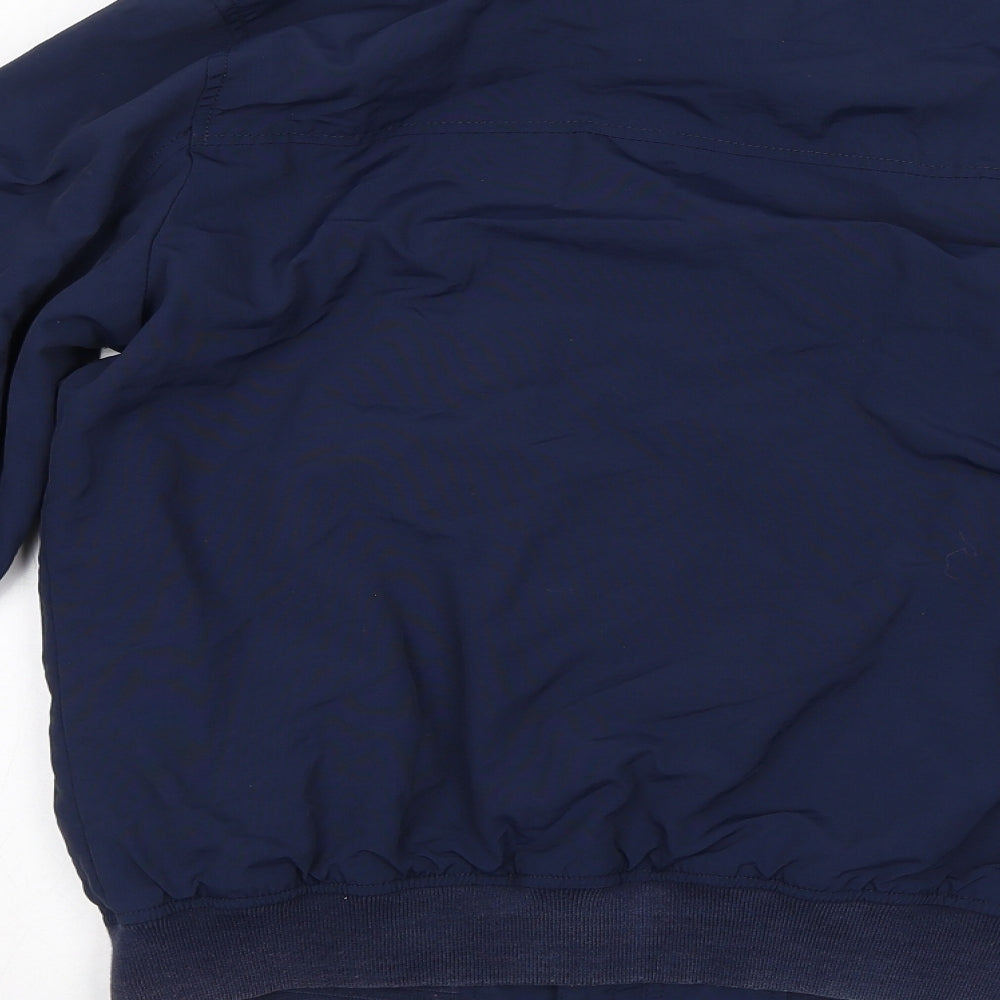 Tommy Hilfiger Womens Blue Bomber Jacket Jacket Size M Zip