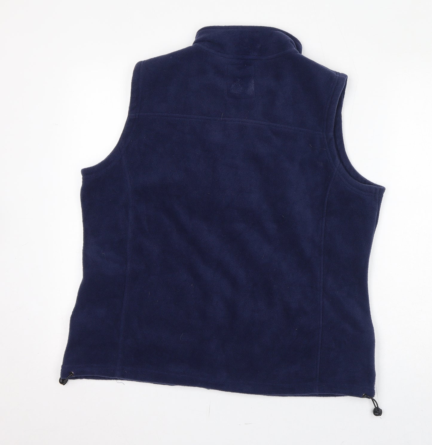 M&Co Womens Blue Gilet Jacket Size 16 Zip