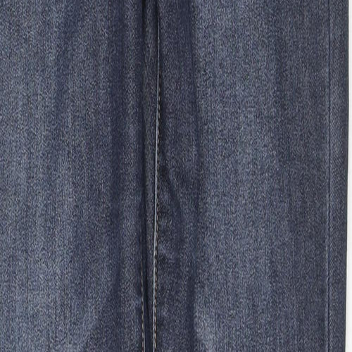 Pieces Womens Blue Cotton Skinny Jeans Size XS L31 in Regular Zip - Size XS/S