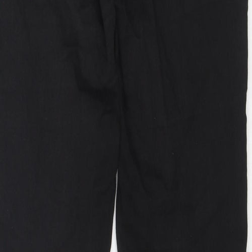 Noisy may Womens Black Cotton Flared Jeans Size 30 in L36 in Regular Zip