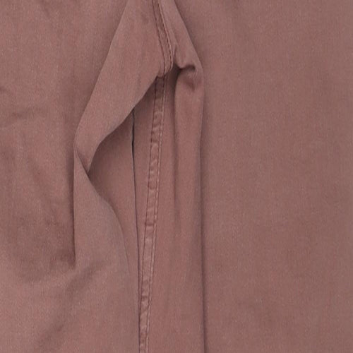 Mavi Jeans Womens Brown Cotton Straight Jeans Size 25 in L29 in Regular Zip