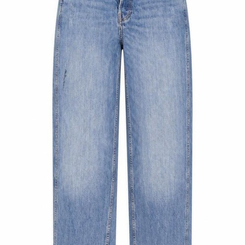 Zara Womens Blue Cotton Straight Jeans Size 26 in L32 in Regular Button