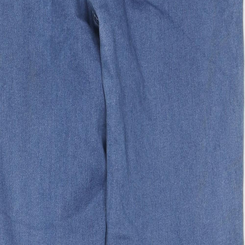 Yes Yes Womens Blue Cotton Skinny Jeans Size 10 L25 in Regular Zip