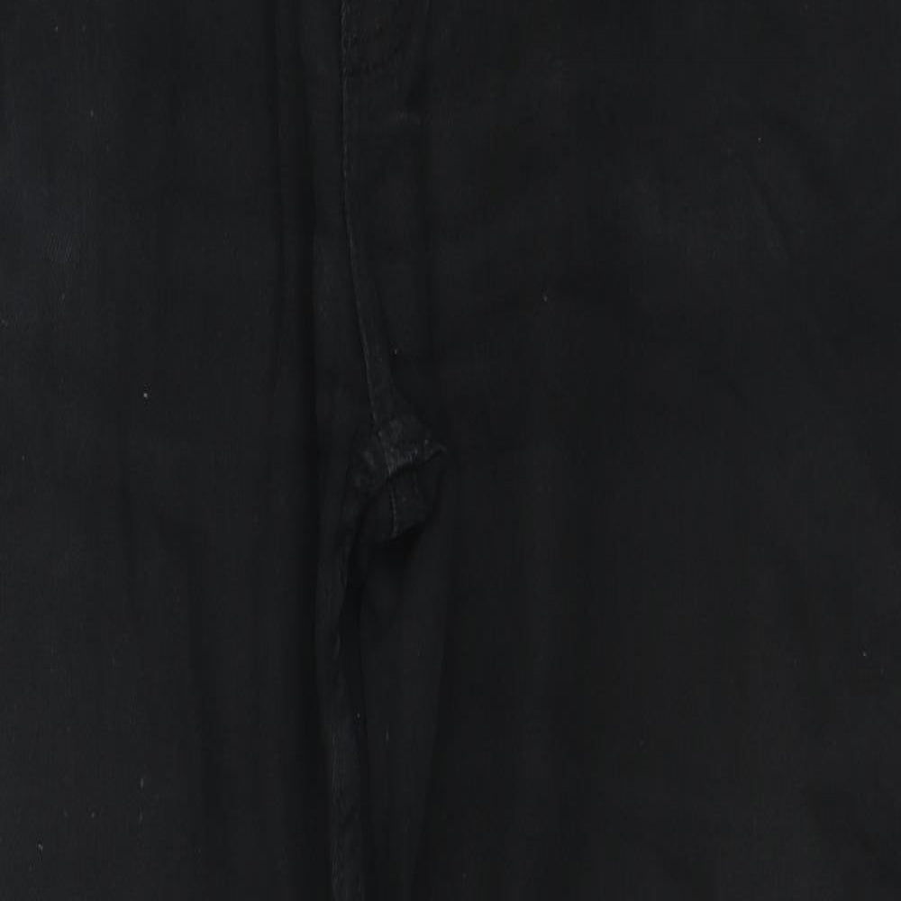 Blue Harbour Mens Black Cotton Straight Jeans Size 36 in L29 in Regular Zip