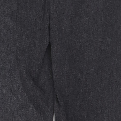 Per Una Womens Grey Cotton Skinny Jeans Size 18 L29 in Regular Zip