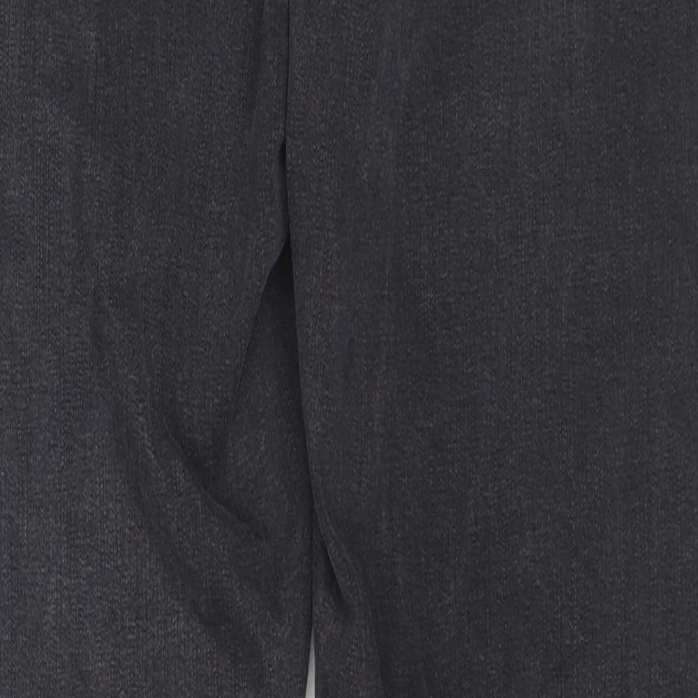Per Una Womens Grey Cotton Skinny Jeans Size 18 L29 in Regular Zip