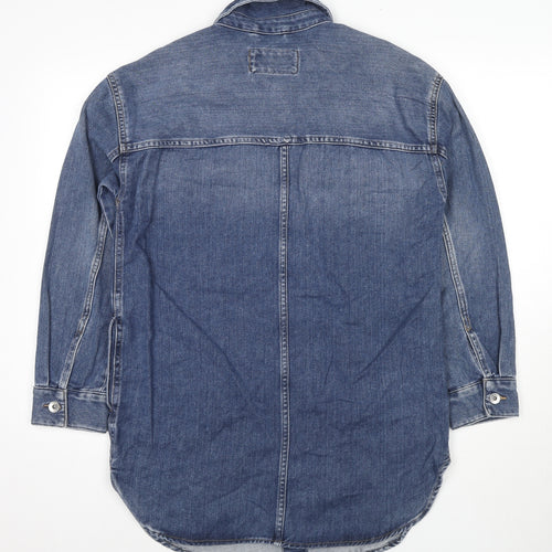 Marks and Spencer Mens Blue Jacket Size S Button