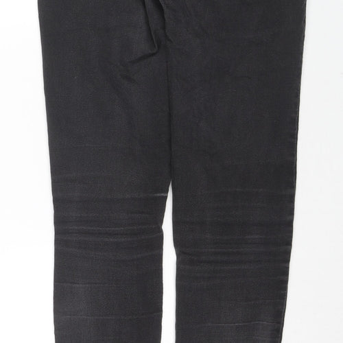 Marks and Spencer Womens Grey Cotton Jegging Jeans Size 10 L29 in Regular
