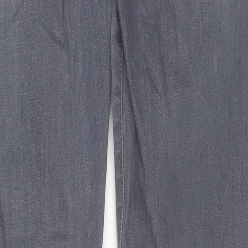 NEXT Womens Grey Cotton Skinny Jeans Size 25 in L31 in Regular Zip