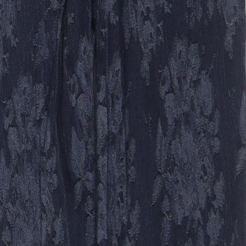 Denim & Co. Womens Blue Floral Cotton Skinny Jeans Size 8 L29 in Regular Zip