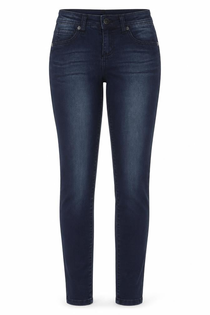 NEXT Womens Blue Cotton Skinny Jeans Size 6 L30 in Regular Zip