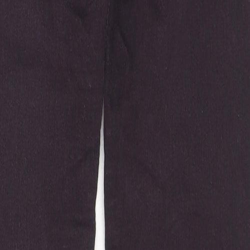 H&M Womens Purple Cotton Skinny Jeans Size 26 L30 in Regular Zip