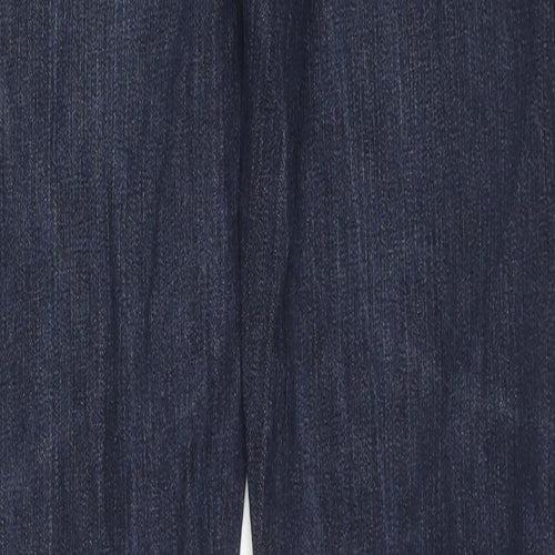 ASOS Mens Blue Cotton Straight Jeans Size 33 in L32 in Regular Zip