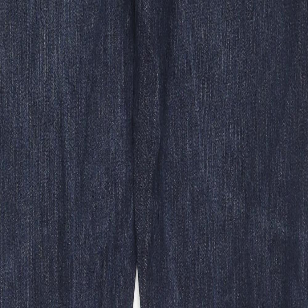 ASOS Mens Blue Cotton Straight Jeans Size 33 in L32 in Regular Zip