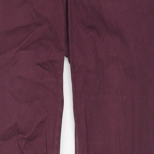 Love Label Womens Red Cotton Skinny Jeans Size 8 L28 in Regular Zip