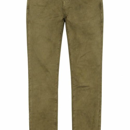 7 For All Mankind Womens Green Cotton Skinny Jeans Size 25 in L30 in Regular Zip