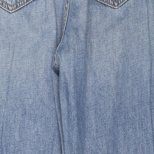 rag & bone Womens Blue Cotton Mom Jeans Size 25 in L25 in Regular Zip
