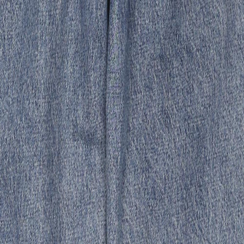 Topshop Womens Blue Cotton Mom Jeans Size 28 in L32 in Regular Zip