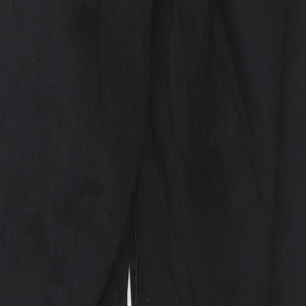 Marks and Spencer Womens Black Cotton Skinny Jeans Size 10 L29 in Regular Zip