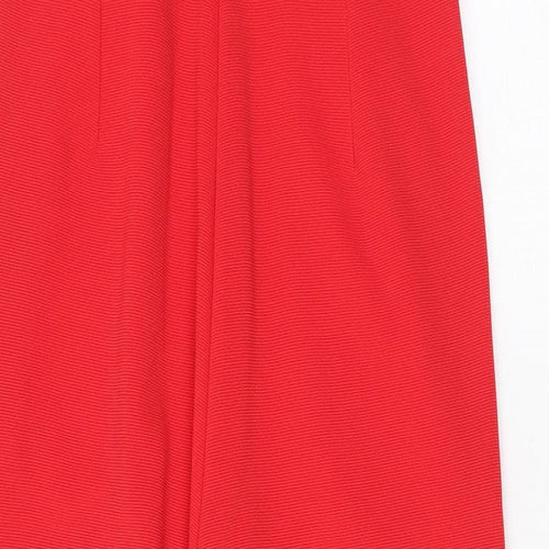 Oh My Love Womens Red Polyester Jumpsuit One-Piece Size XS L24 in Pullover