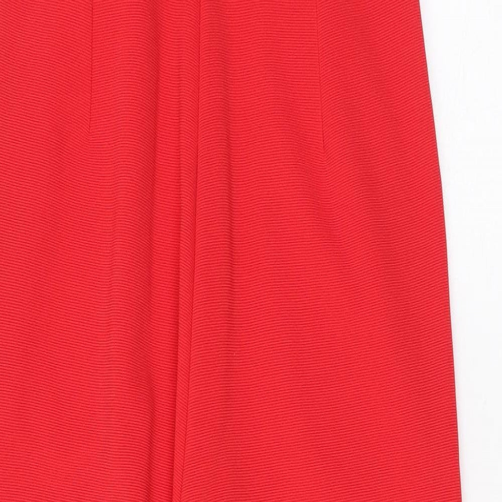 Oh My Love Womens Red Polyester Jumpsuit One-Piece Size XS L24 in Pullover