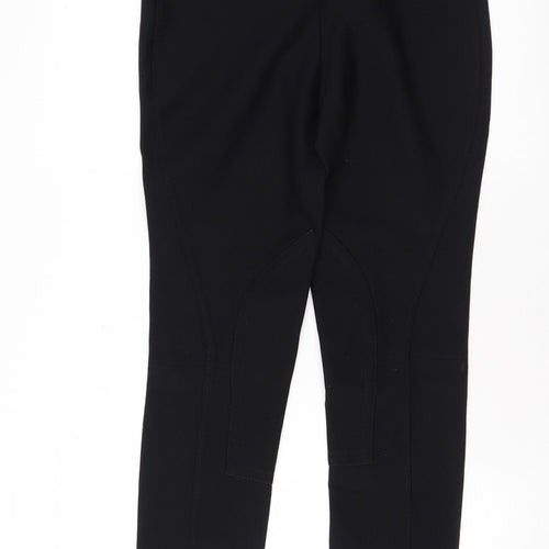 Trekkers Womens Black Nylon Trousers Size 30 L29 in Regular Zip - Jodhpurs, Horseriding