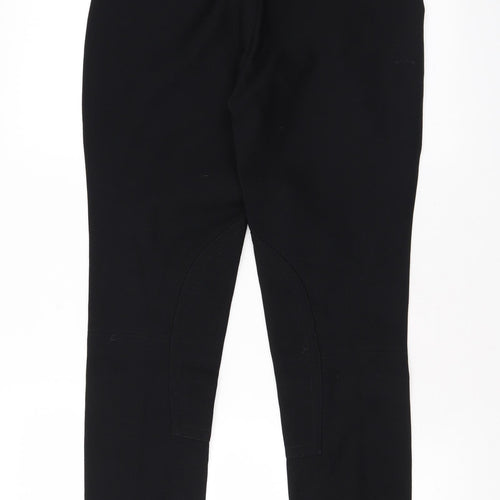 Trekkers Womens Black Nylon Trousers Size 30 L29 in Regular Zip - Jodhpurs, Horseriding