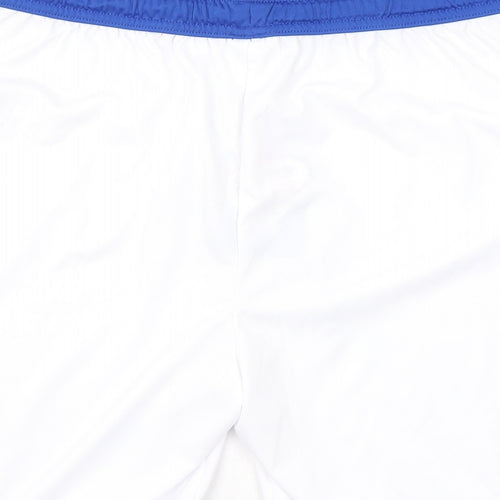 Arena Mens White Polyester Sweat Shorts Size M L6 in Regular Drawstring