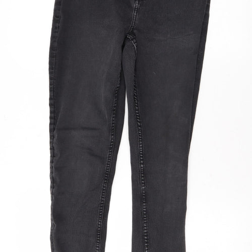 ESMARA Womens Grey Cotton Skinny Jeans Size 14 L27 in Regular Zip