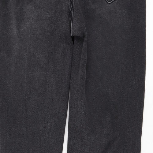 ESMARA Womens Grey Cotton Skinny Jeans Size 14 L27 in Regular Zip