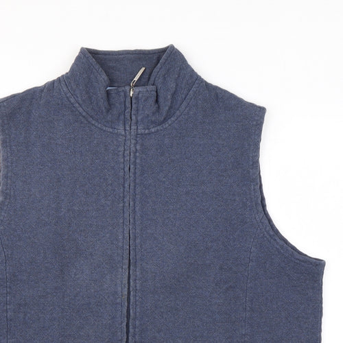 DASH Womens Blue Gilet Jacket Size 20 Zip
